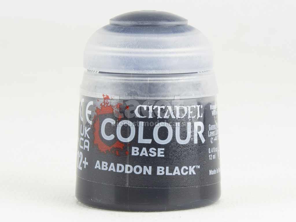 GW 127 Citadel Colour - Base Abaddon Black