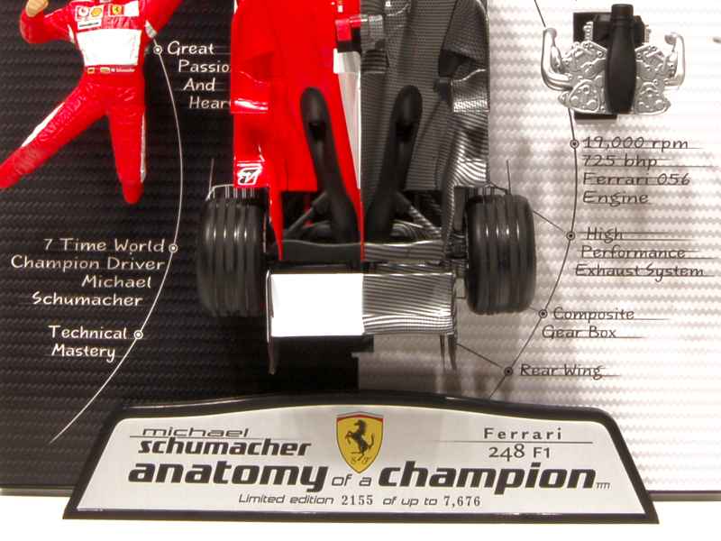 53356 Ferrari F1 Schumacher Anatomy