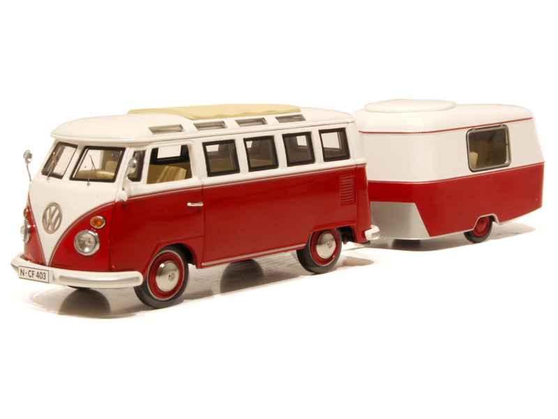 Volkswagen - Combi T1 Samba Bus - Schuco - 1/43 - Autos Miniatures ... Volkswagen Occasions