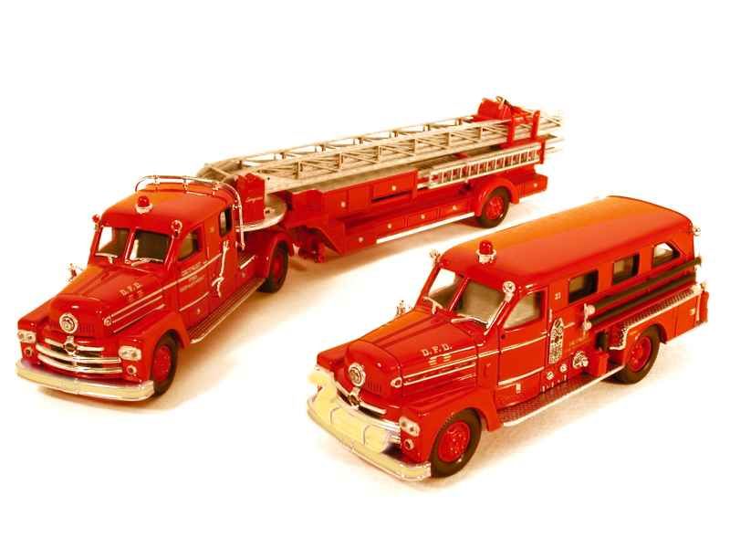 40189 Seagrave Coffret Pompiers
