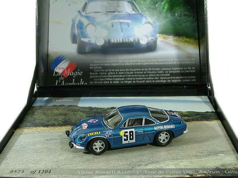 46678 Alpine A110 Tour De Corse 1968