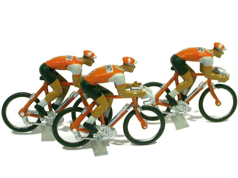 Ech ~1/43 Lot de 6 cyclistes miniatures Norev Ref 318991 Tour de France 