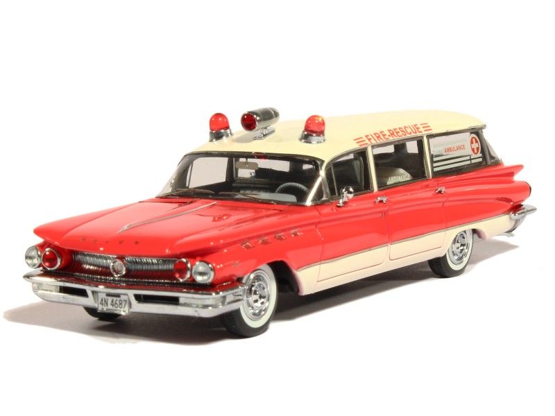 82134 Buick Flxible Premier Ambulance 1960