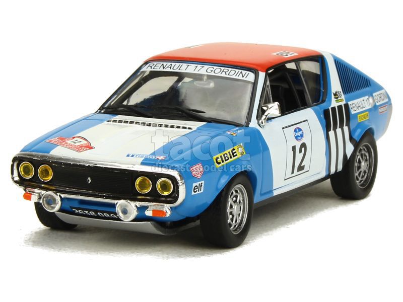86554 Renault R17 Gordini Rally Press 1974