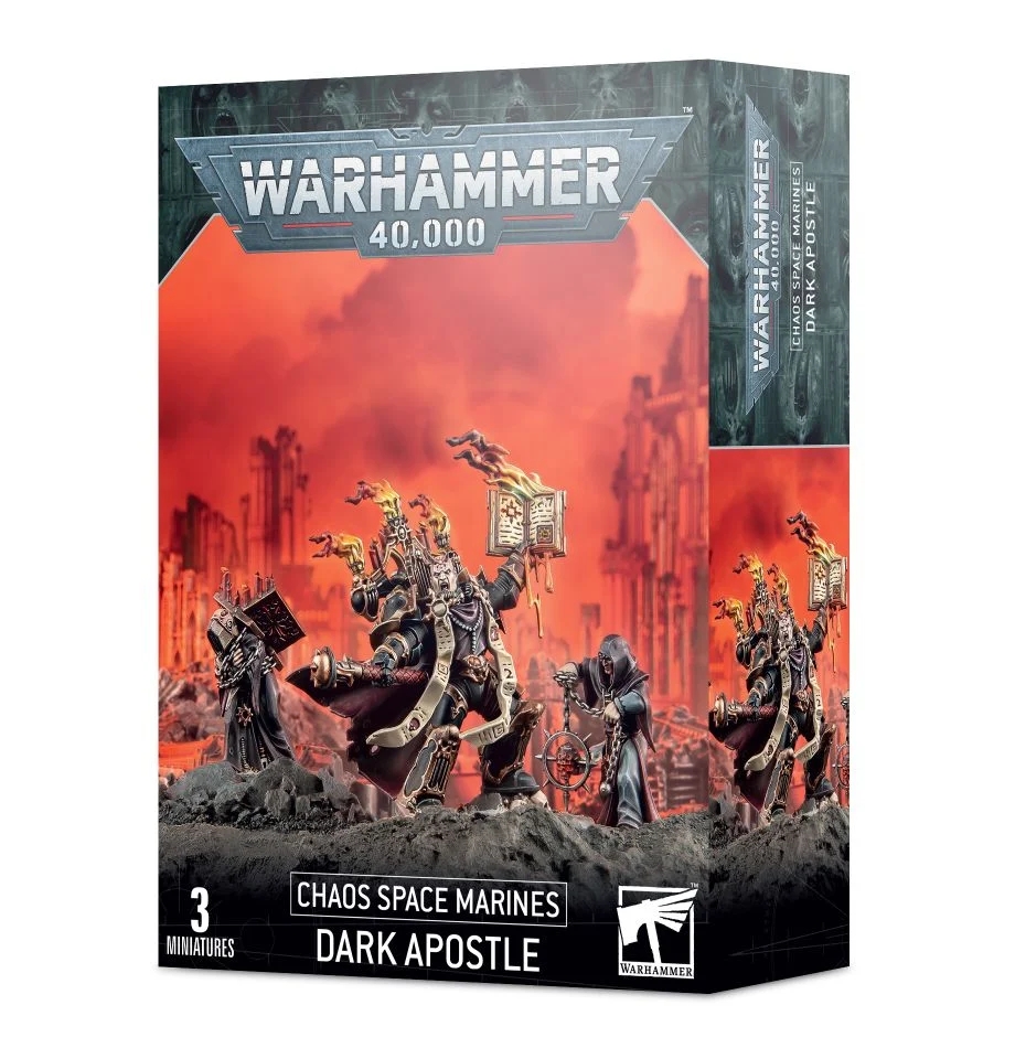 GW 622 Chaos Space Marines Apôtre Noir