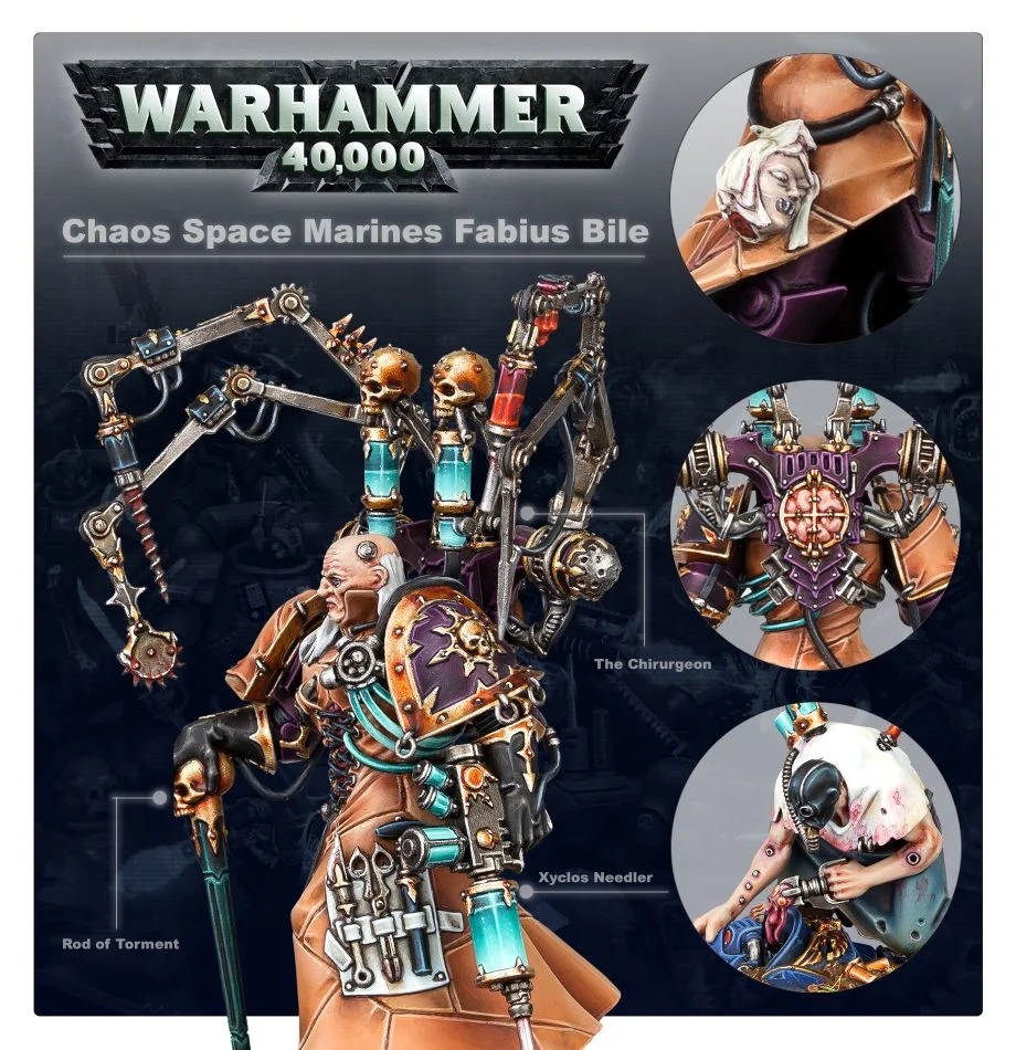 GW 649 Chaos Space Marines Fabius Bile