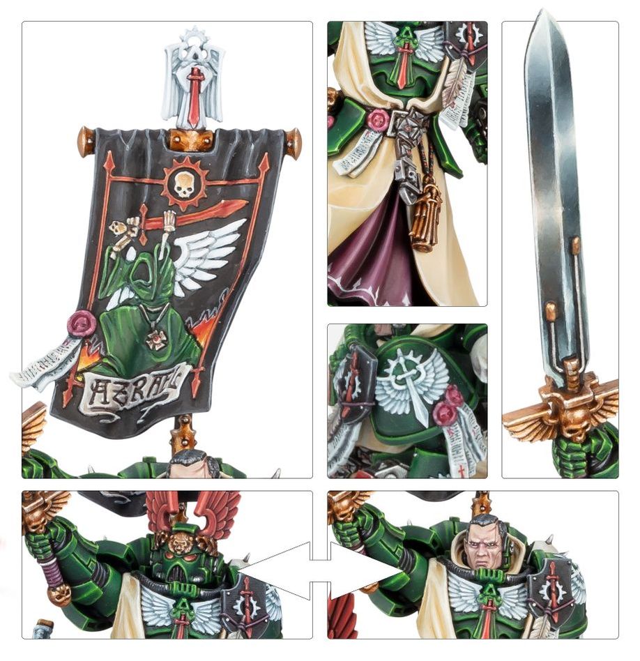 GW 669 Space Marines - Dark Angels Azrael Grand Maitre Supreme