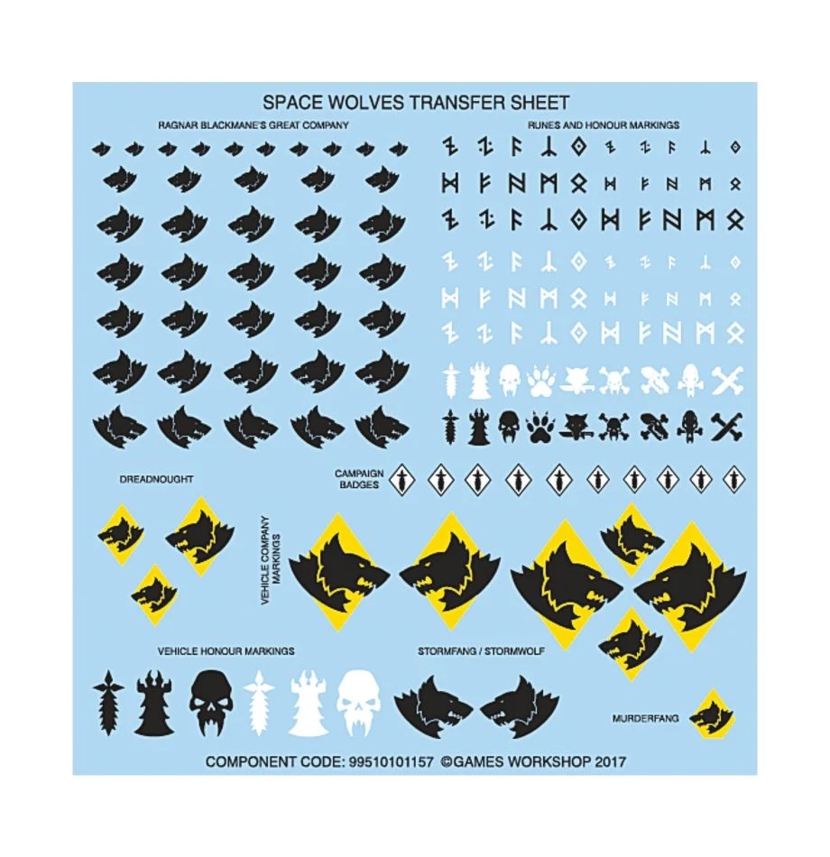 GW 942 Space Marines - Space Wolves Molosses De Morka&iuml;