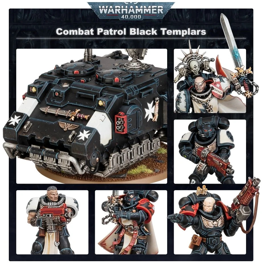 GW 975 Space Marines - Black Templars Patrouille