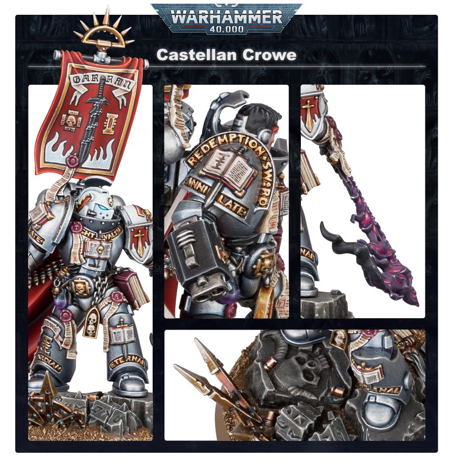 GW 1001 Space Marines - Grey Knights Castellan Crowe