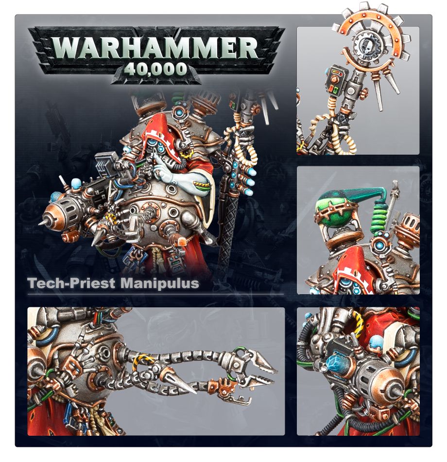 GW 1018 Adeptus Mechanicus Technoprêtre Manipulus