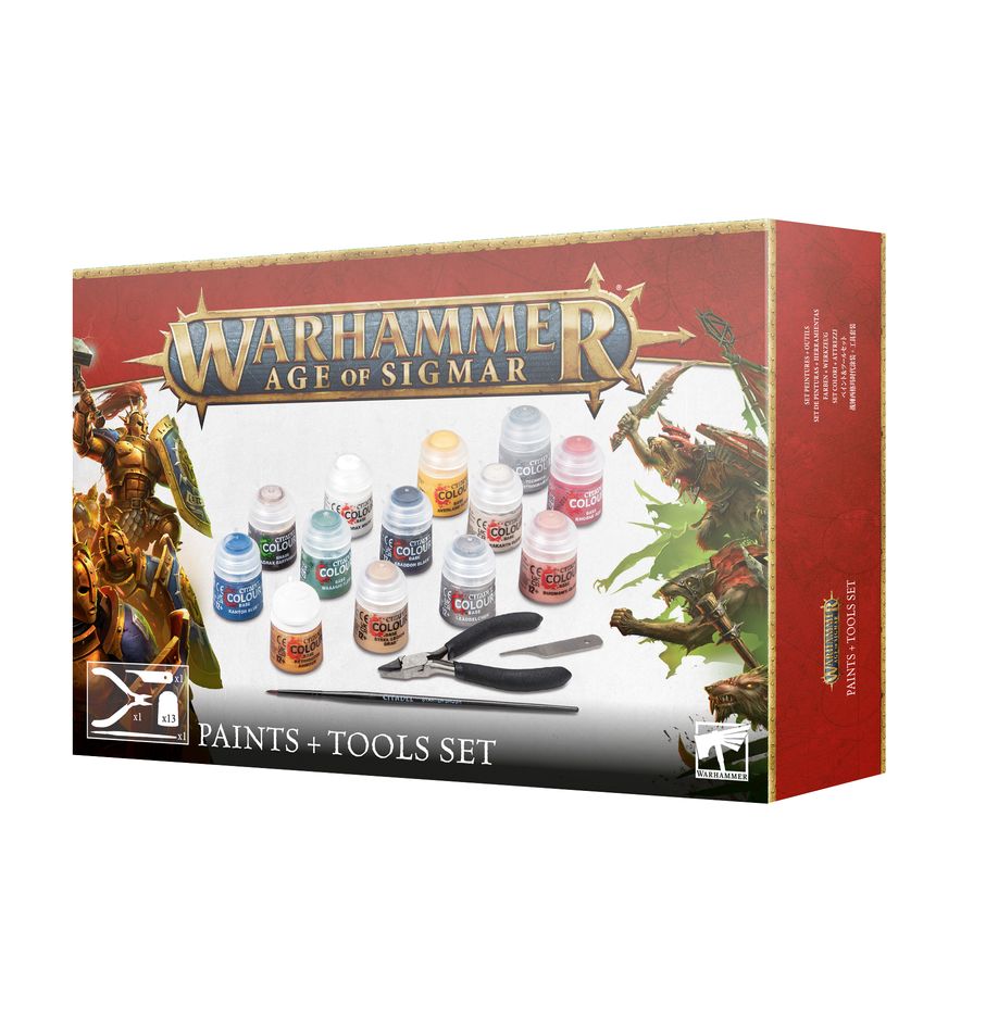 GW 1186 Citadel Age of Sigmar : Set de peinture + outils