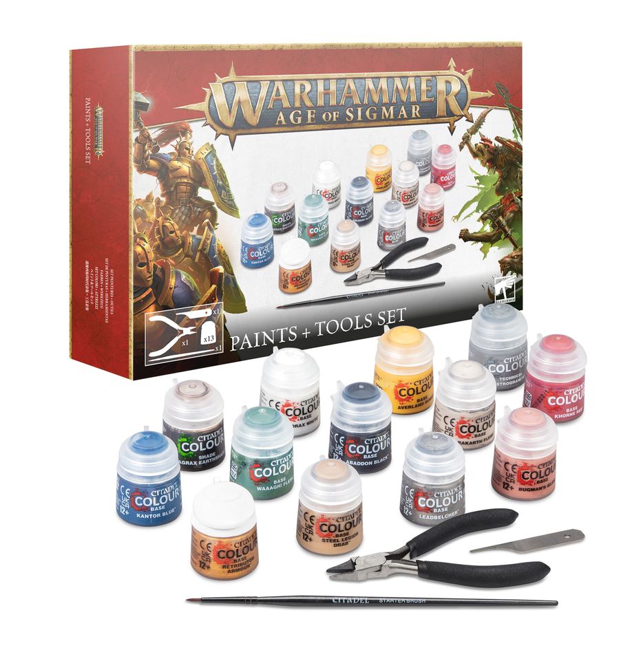 GW 1186 Citadel Age of Sigmar : Set de peinture + outils