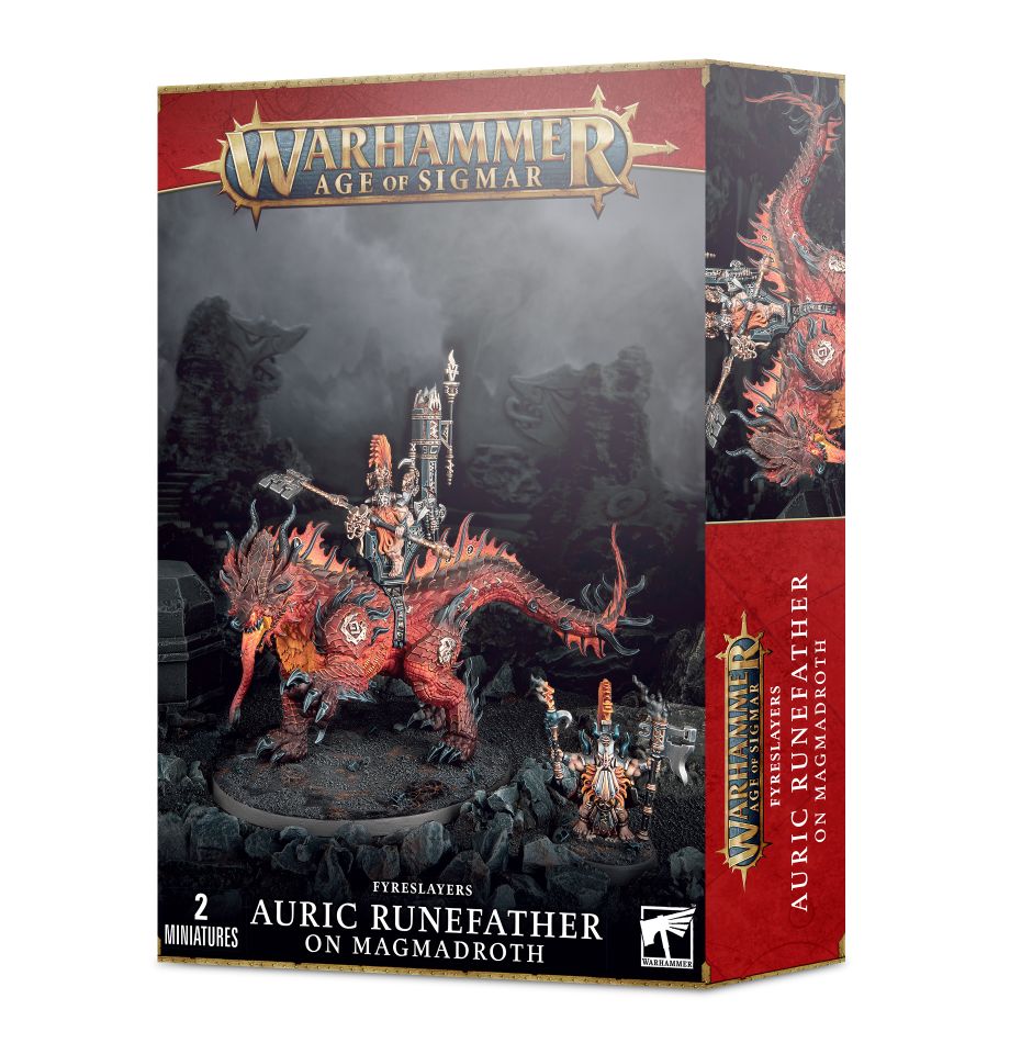 GW 1230 Fyreslayers Père des Runes Aurique sur Magmadroth