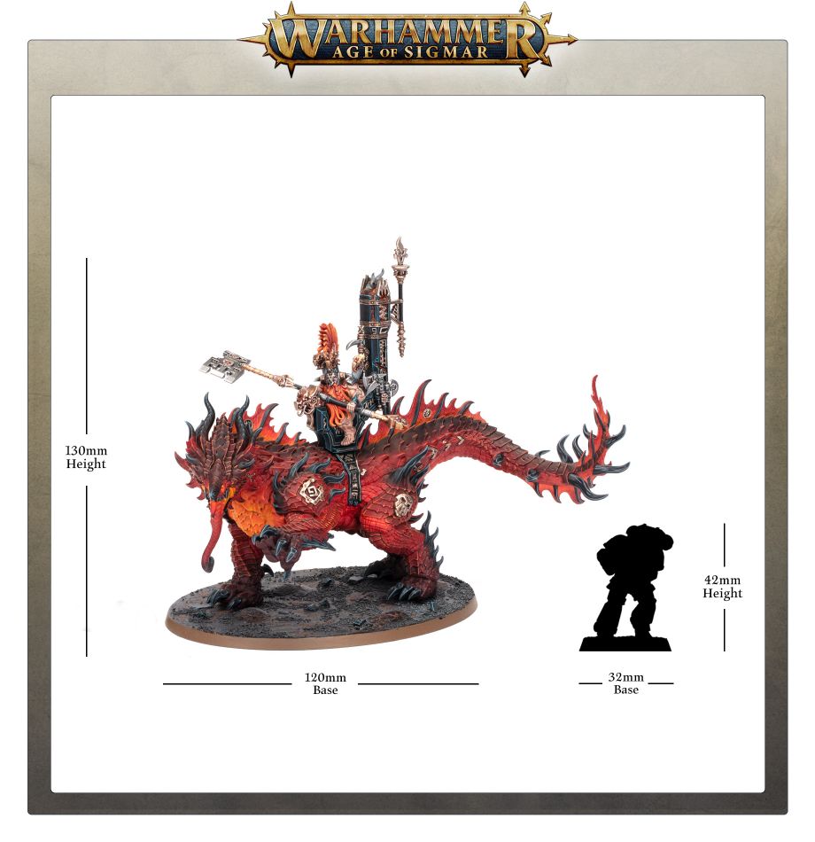 GW 1230 Fyreslayers Père des Runes Aurique sur Magmadroth