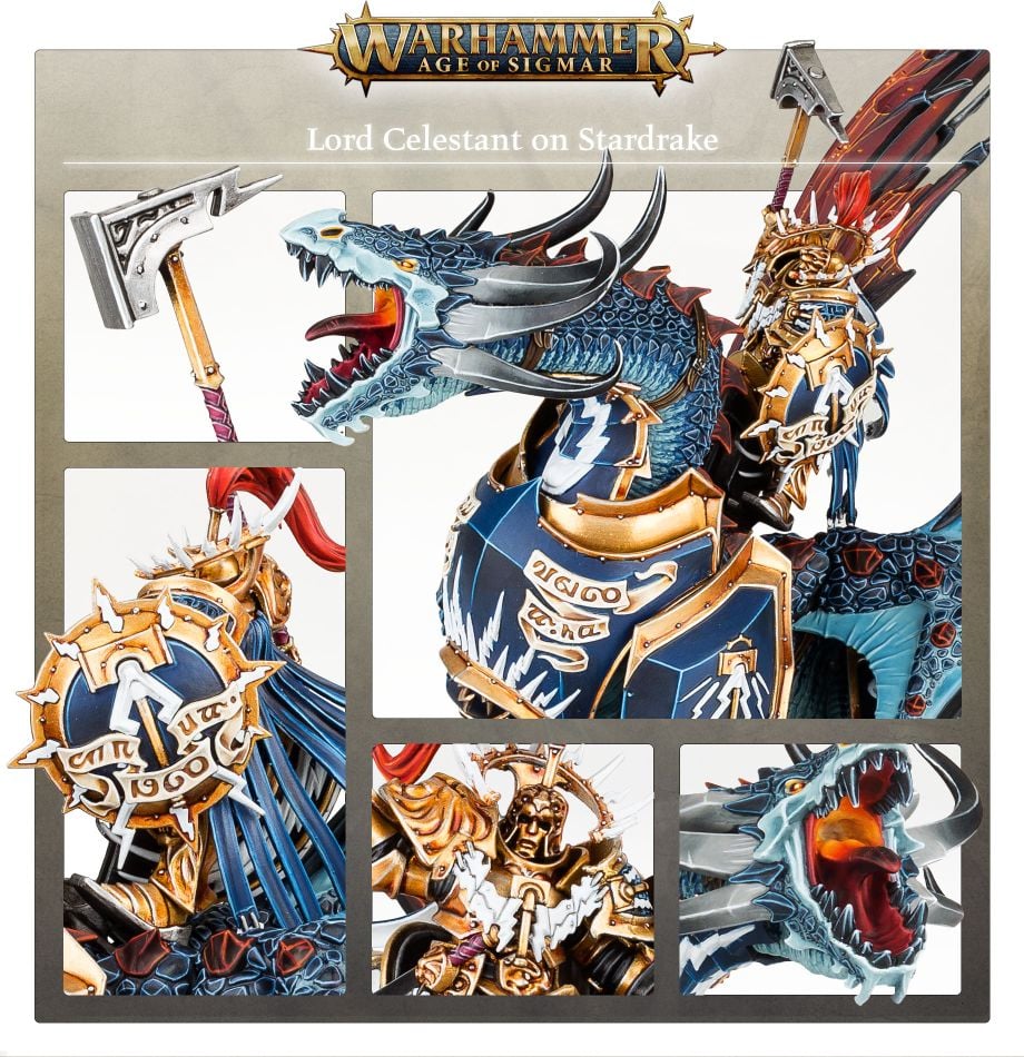 GW 1389 Stormcast Eternals Seigneur-Célestant Sur Dracastral