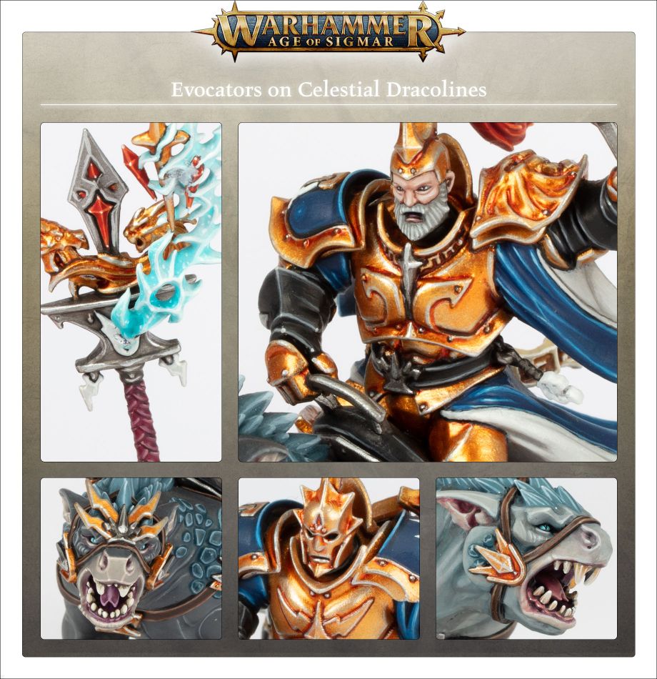 GW 1394 Stormcast Eternals Evocators Sur Dracolines Célestes