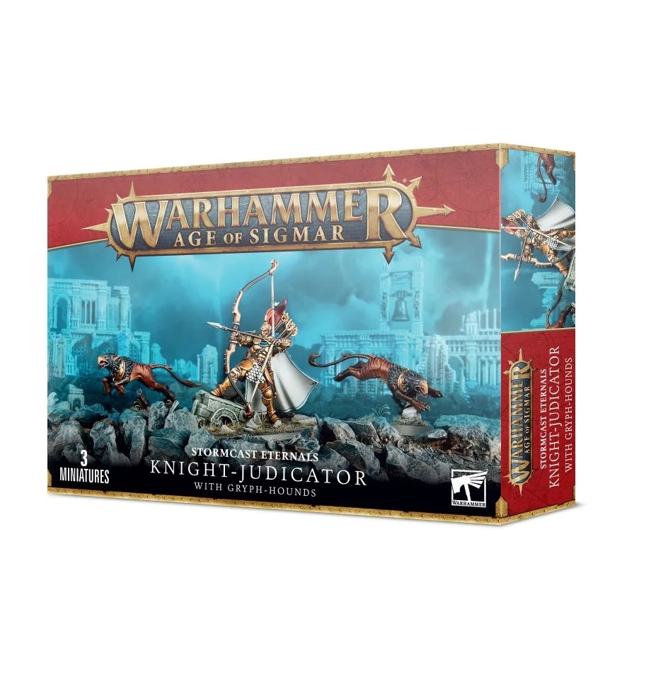 GW 1398 Stormcast Eternals Chevalier-Judicator Avec Gryph-Dogues