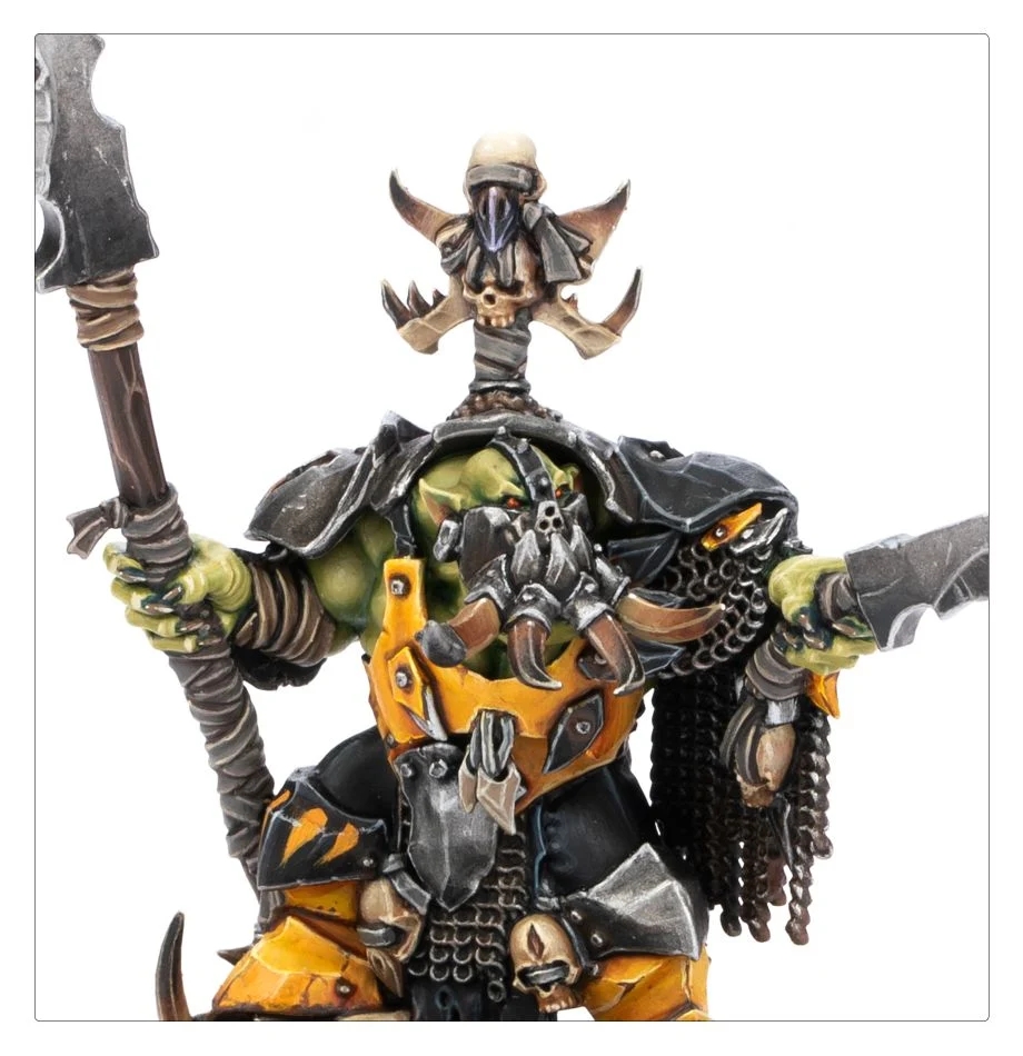 GW 1557 Orruk Warclans Big Boss Ardboy