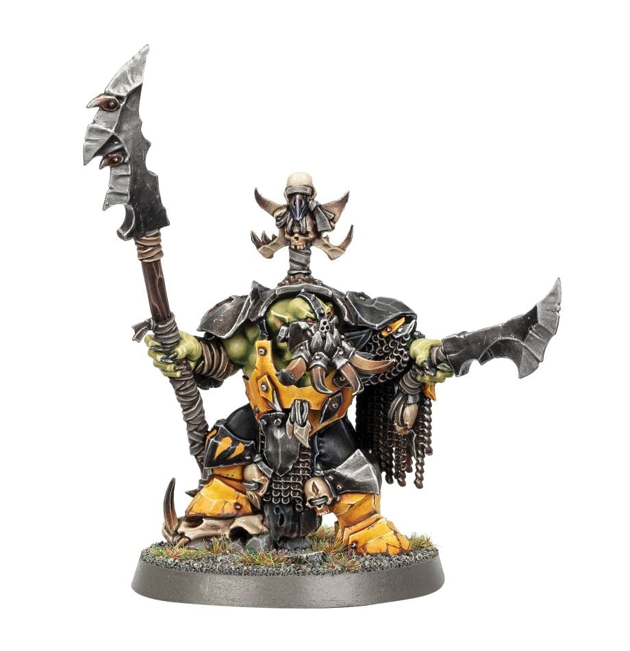 GW 1557 Orruk Warclans Big Boss Ardboy