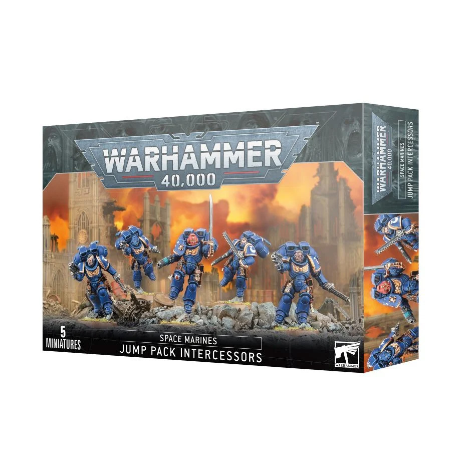 GW 1569 Space Marines Intercessors avec réacteurs dorsaux