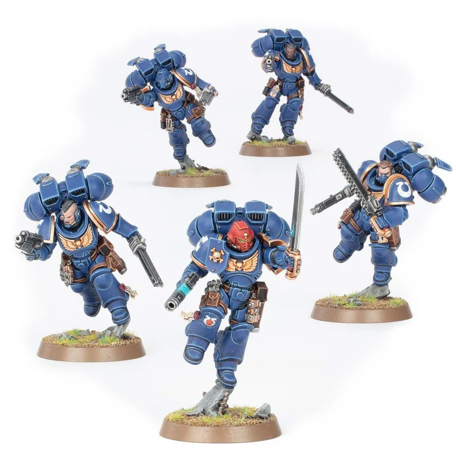 Space Marines: Marines Infernus + Set de Peinture - 3 figurines - Warhammer  40k