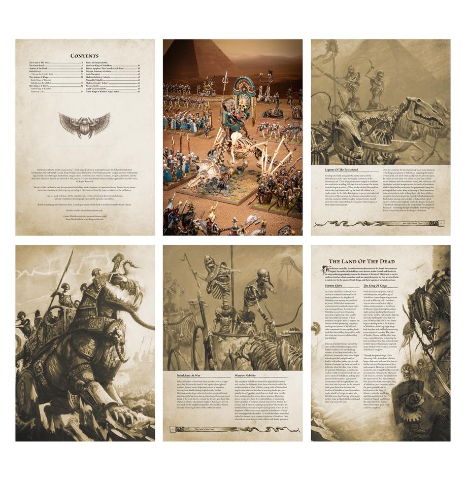 GW 1591 Divers Arcane Journal : Tomb King of Khemri