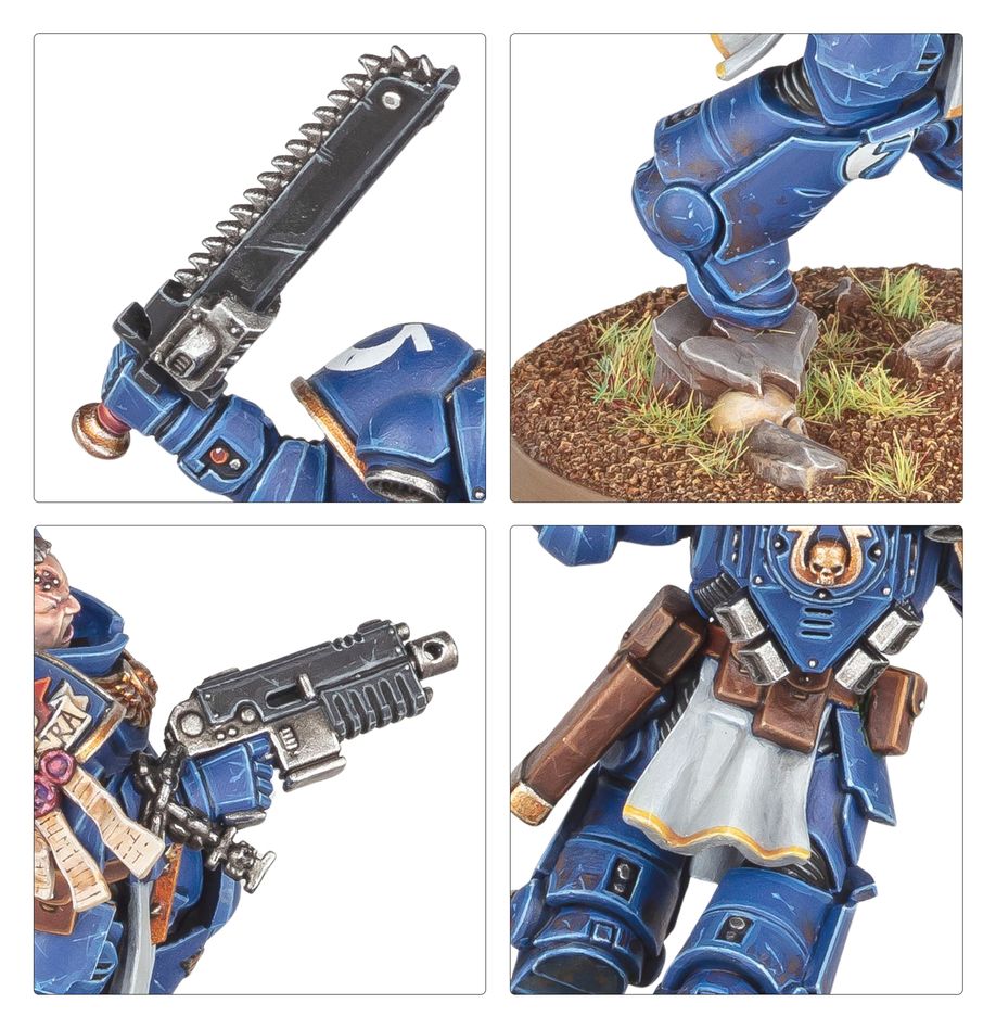GW 1750 Space Marines - Ultramarines Lieutenant Titus