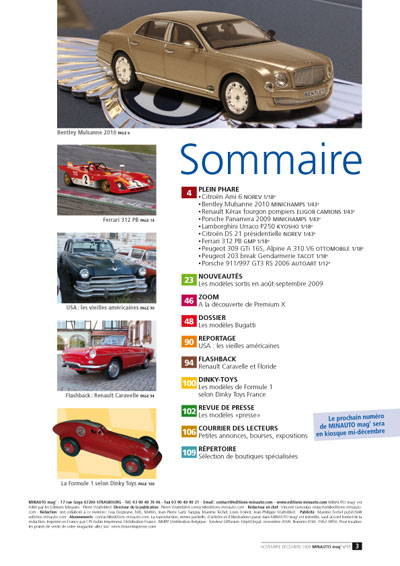 18 MINAUTO mag' No11 Novembre/Décembre 2009