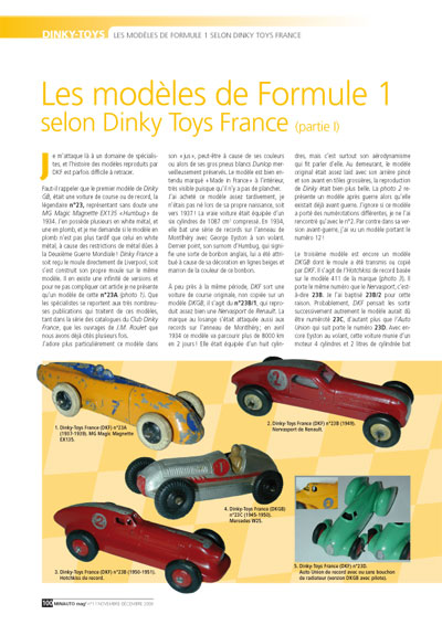 18 MINAUTO mag' No11 Novembre/Décembre 2009