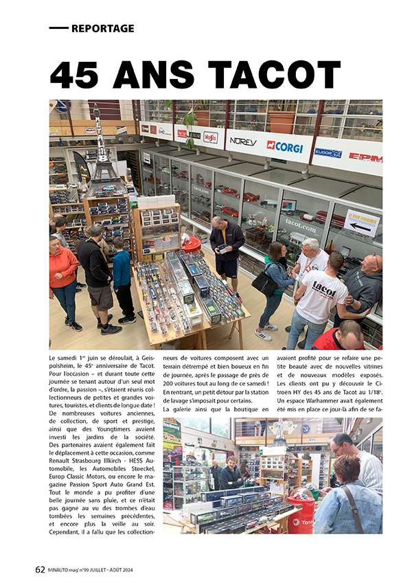 107 MINAUTO mag' No99 Juillet/ Août 2024
