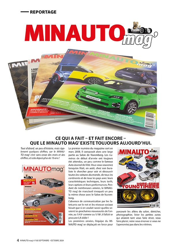 108 MINAUTO mag' No100 Septembre/ Octobre 2024