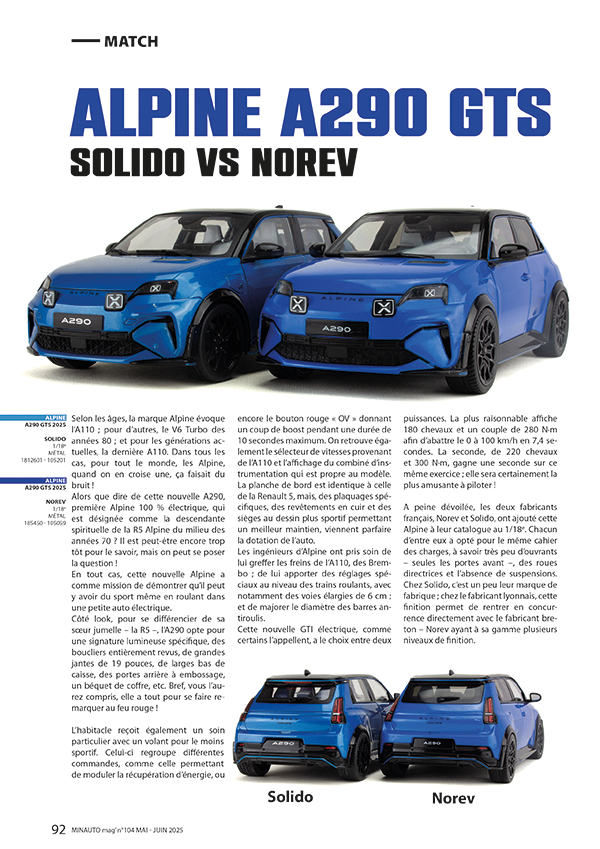 112 MINAUTO mag' No104 Mai/ Juin 2025