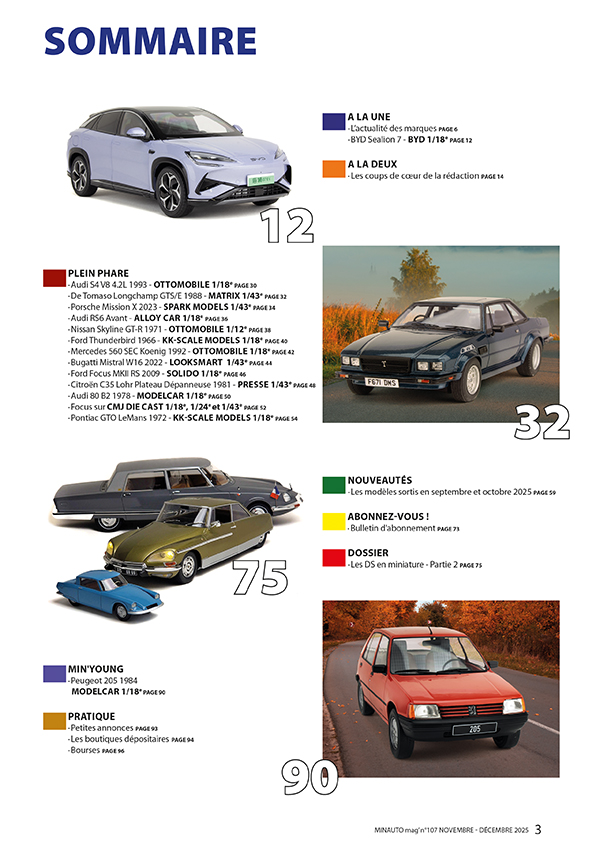 115 MINAUTO mag' No107 Novembre/Décembre 2025