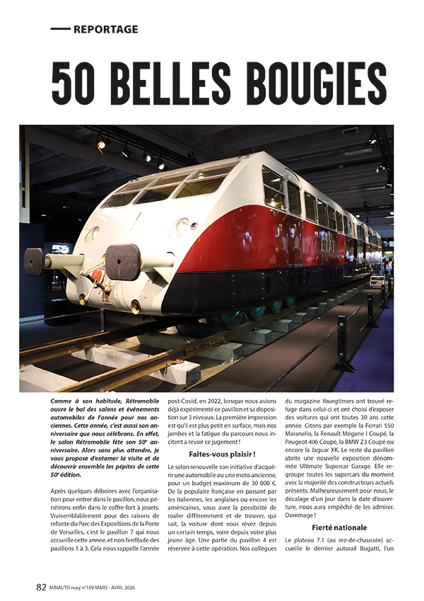 117 MINAUTO mag' No109 Mars/Avril 2026