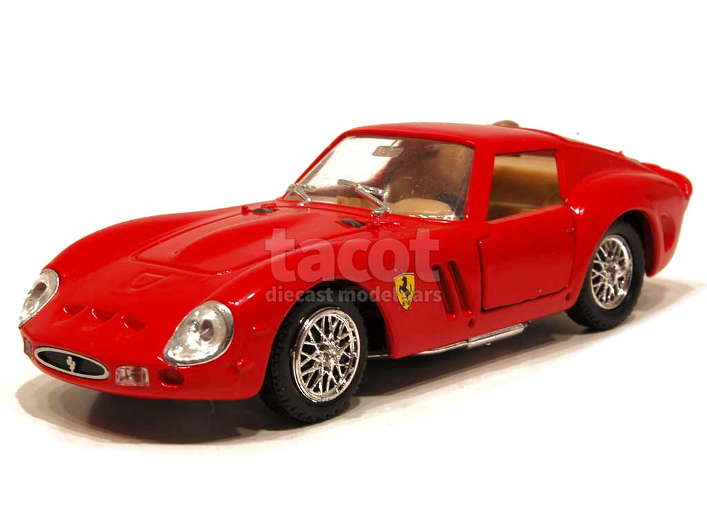 Modèle Réduit Ferrari 250 GTO Solido Prestige 1/43 - Rouge Et Gris - Tour Auto 1963/64 - Neuf Avec Décalcomanies