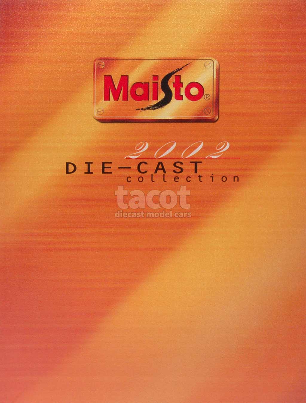 324 Catalogue Maisto 2002