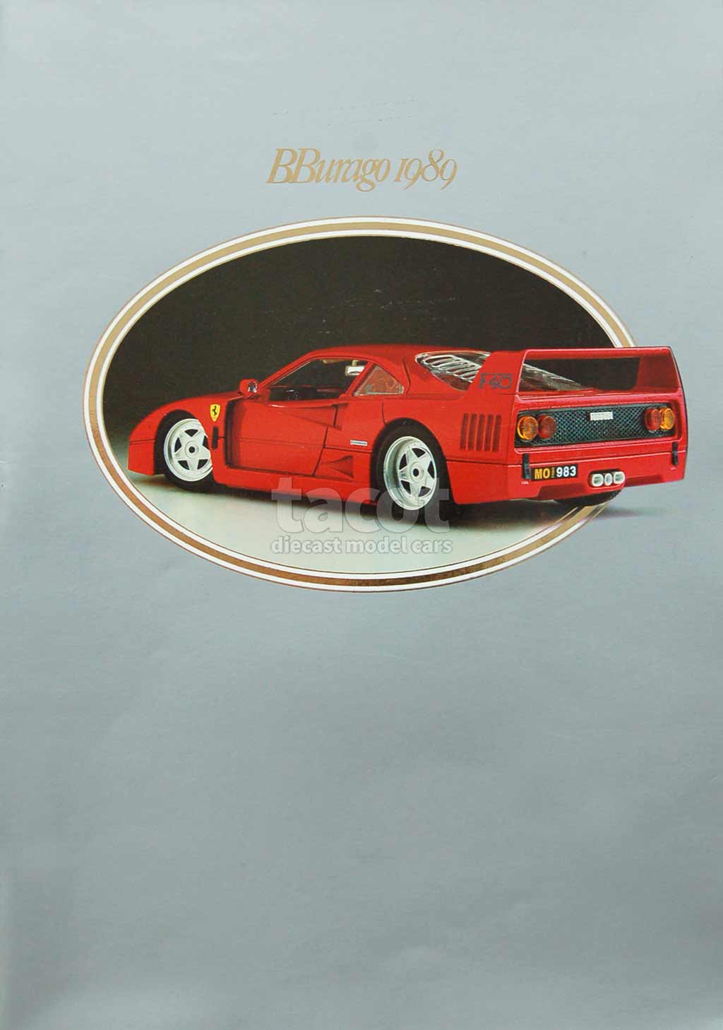 417 Catalogue Burago 1989