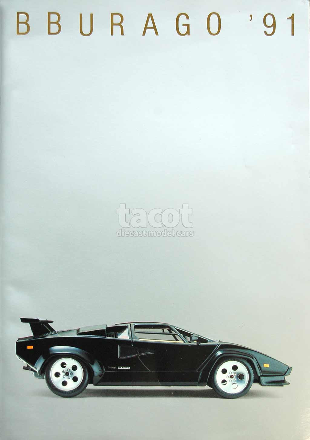 419 Catalogue Burago 1991
