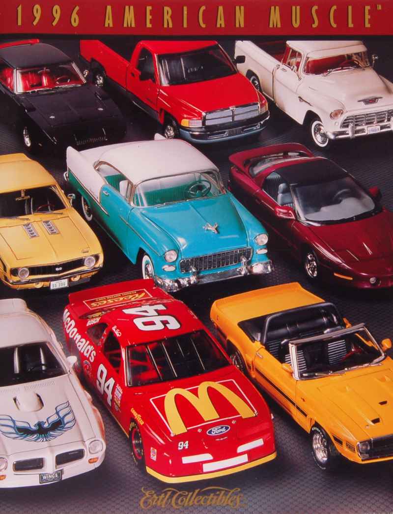 Catalogue ERTL American Muscle 1996 Ertl Autos Miniatures Tacot
