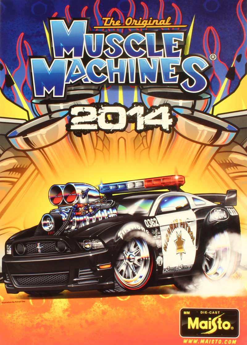 Catalogue Muscle Machines 2014 Maisto Autos Miniatures Tacot