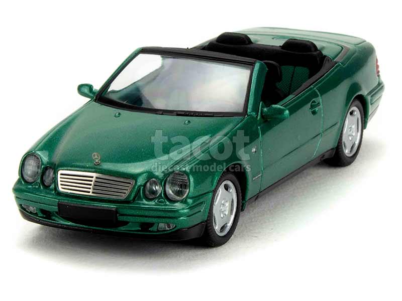 MERCEDES CLK COUPE W208 Vert HERPA 1:43