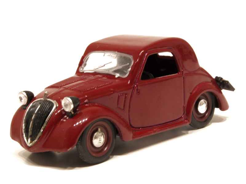 Miniature Dugu 1/43 Fiat 500 A Topolino 1936 – Grise, Occasion (manque Un Phare)