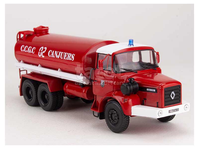 Camion RENAULT GBH280 POMPIERS citerne CANJUERS 1/43