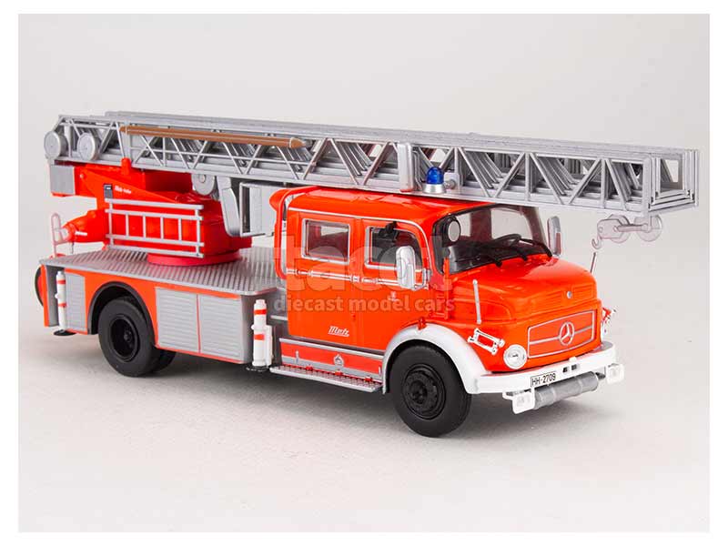 2085 Mercedes L1519 DLK30 Echelle Metz Pompiers 1966