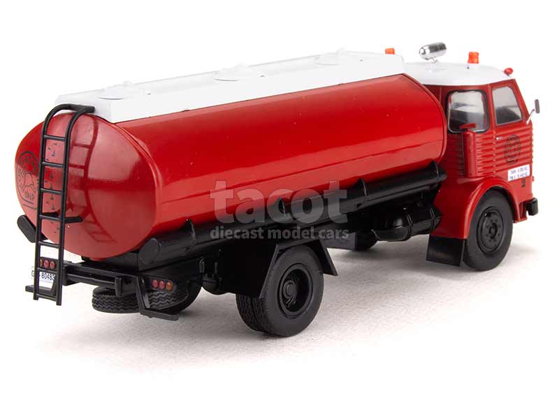 Eko - Camion De Pompiers Pegaso Z-207 Citerne + Figurines HO 1/87 – Neuf D'époque (Blister Jauni)