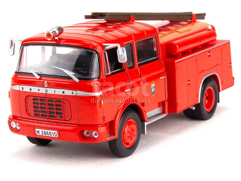 Berliet - GAK 17 FPT Citerne Pompier 1960 - Modèle Presse - 1/43 - Autos  Miniatures Tacot