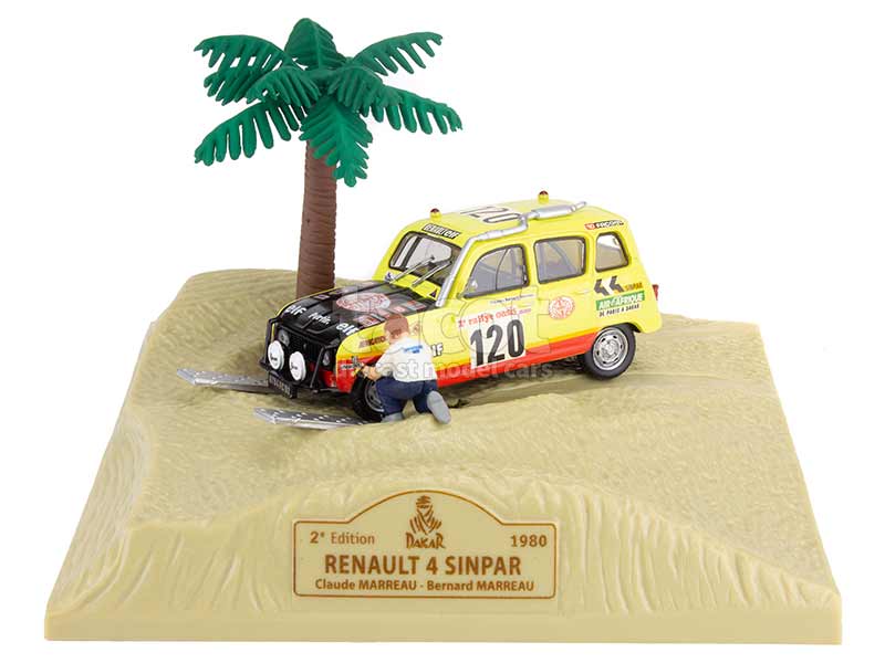 Norev 1/43 Renault R4L Sinpar Paris-Dakar 1979 - C. Marreau - Boîte Scellée