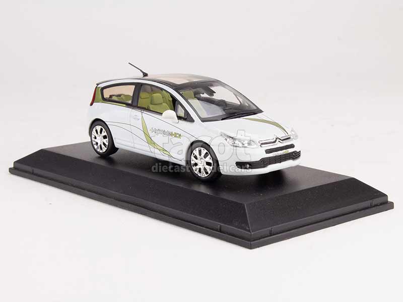 Citroën C4 Hybride HDI - Salon Genève 2006 - NOREV Boutique 1/43 (neuve, Blanche)