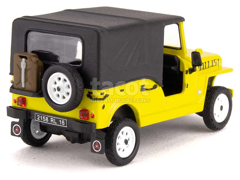 Renault R4 Jeep Dallas 1983 Modele Presse 1 43 Autos Miniatures Tacot